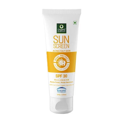 Organic Harvest Oganic Harvest Sunscreen For Oily Skin SPF 30 100gm