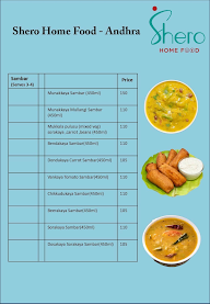 Shero Home Food - Chettinad menu 1