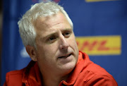 Robbie Fleck (Head Coach) during the DHL Stormers training session and press conference at DHL Newlands on May 26, 2016 in Cape Town, South Africa. 