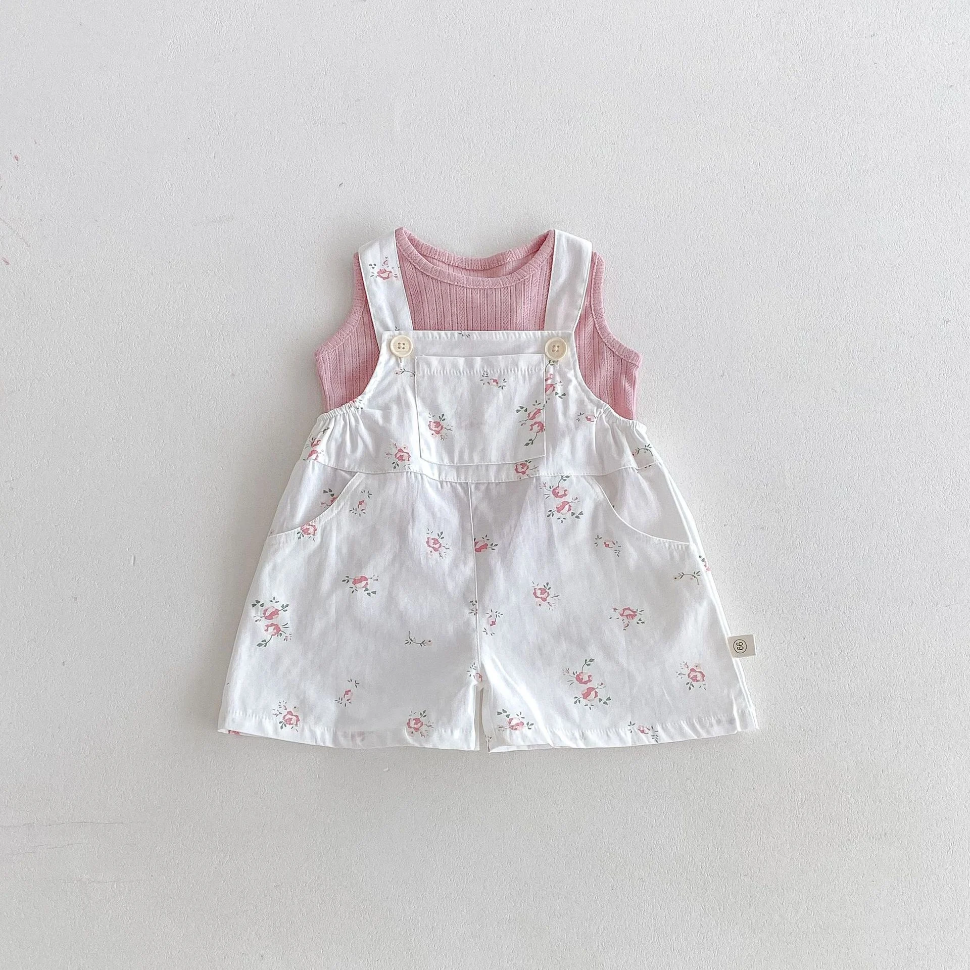 Title 12, Western Style baby tweedelige set, bloemenprint...