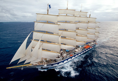 Royal Clipper, o imponente veleiro de cinco mastros