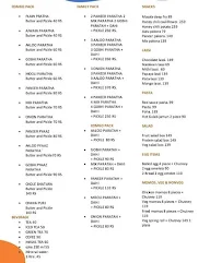 Chai Paratha menu 1