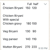 Jadhav Biryani menu 2