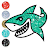 Baby Shark Glitter Coloring icon