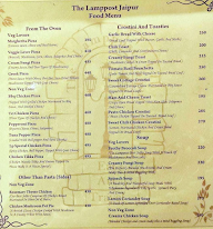 The Lamppost Jaipur menu 2