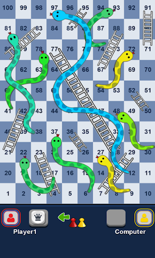 Screenshot Snake and Ladder offline game