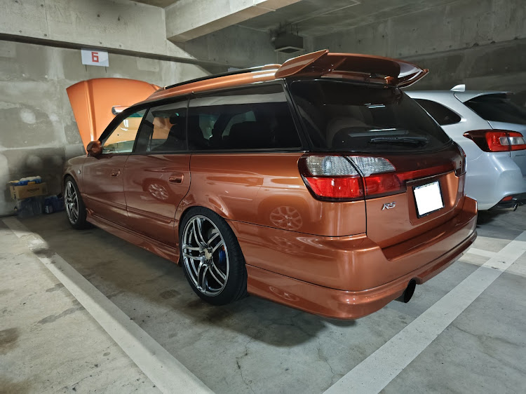レガシィツーリングワゴンのロングハブボルト交換・KYO-EI・ナイトペイジャー・AVS T5・BE / BH のｵｰﾅｰさん共に維持頑張って行きましょう！に関するカスタム事例の投稿画像9枚目