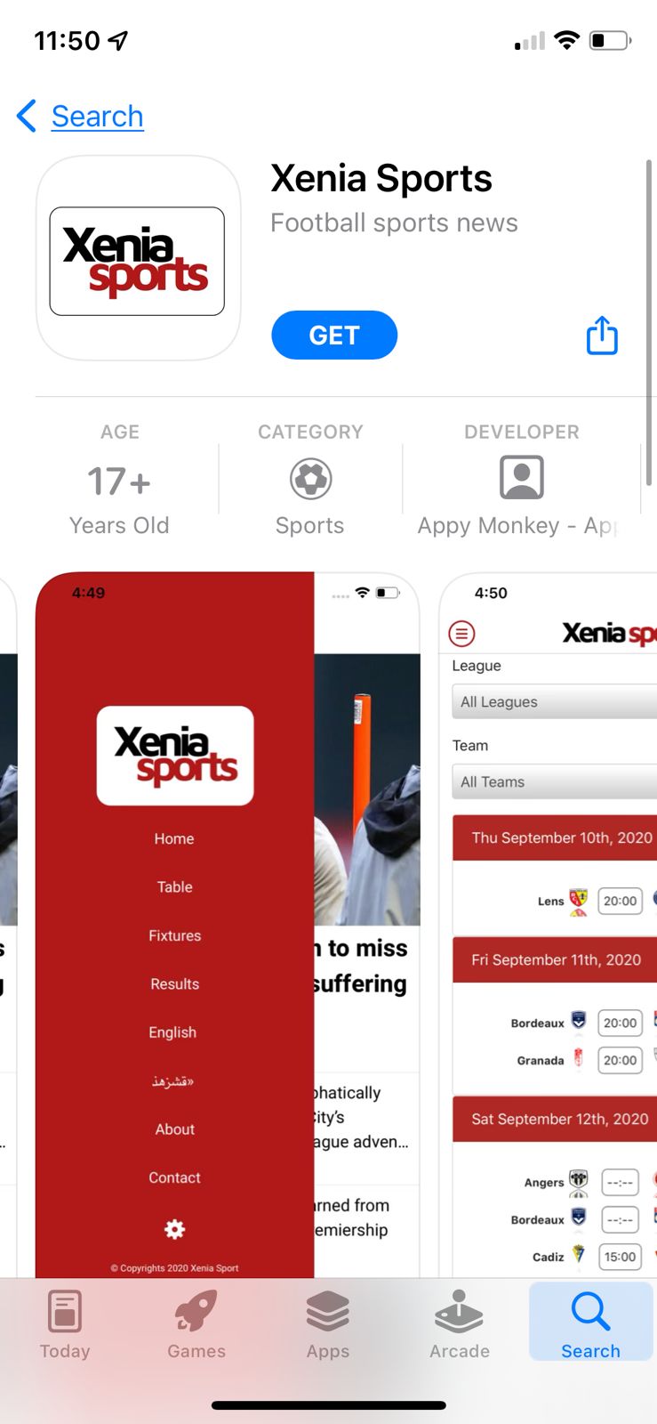 sports event booking app