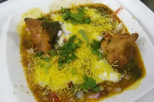 Samosa Chaat [2 Pieces]