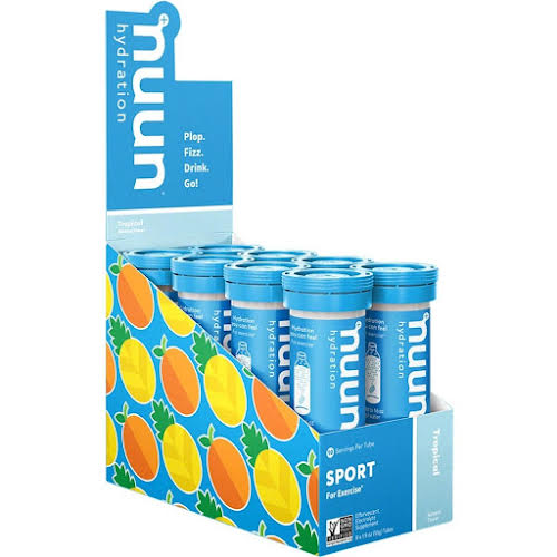 Nuun Active Hydration Tropical Fruit Box of 8 Tubes