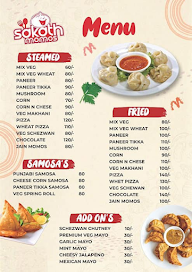 Sakath Momos menu 1