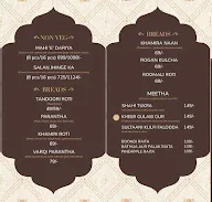 Sehar Saanjh menu 5