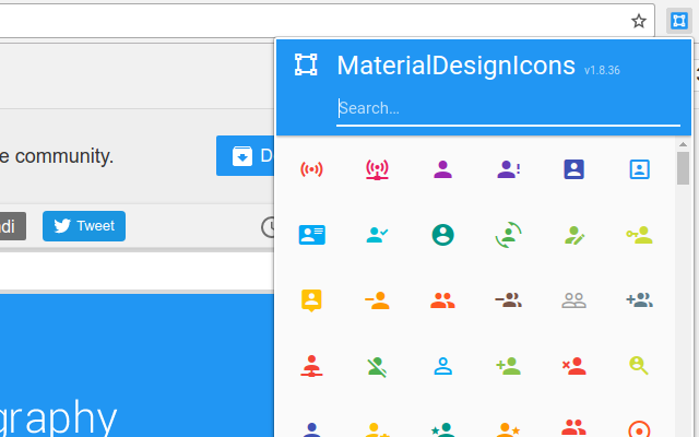 MaterialDesignIcons Picker Preview image 1