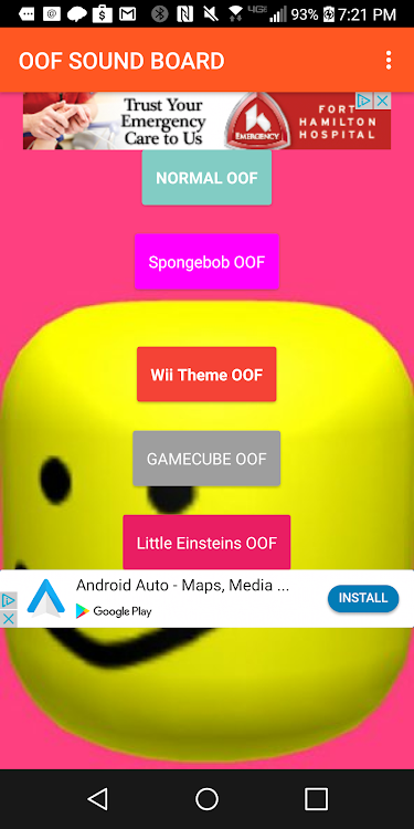 Oof Soundboard Free Android Apps Appagg - oof button for roblox apps en google play