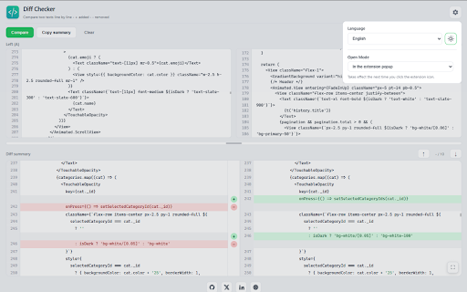 Diff Checker screenshot 2