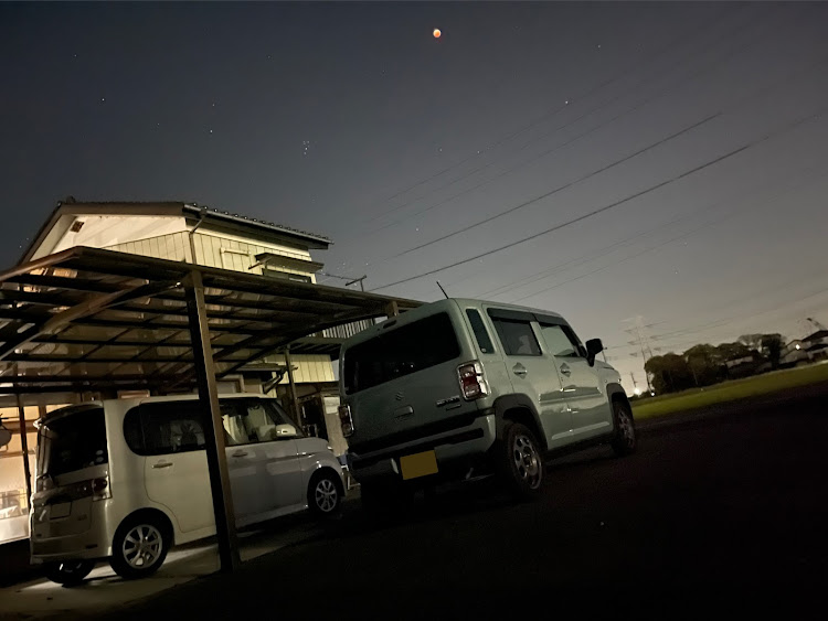 タントカスタムのタントカスタムl375s・スズキ ハスラー・嫁車とマイカー・皆既月食・11月もよろしくお願いしますに関するカスタム事例の投稿画像6枚目