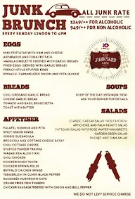 The Junkyard Cafe menu 1