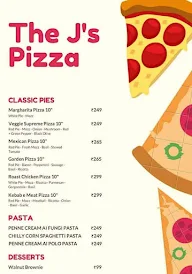 The J's Pizza menu 1