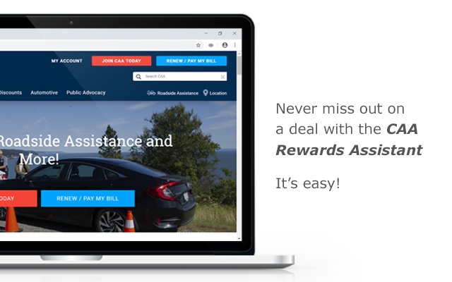 CAA Rewards Assistant chrome extension