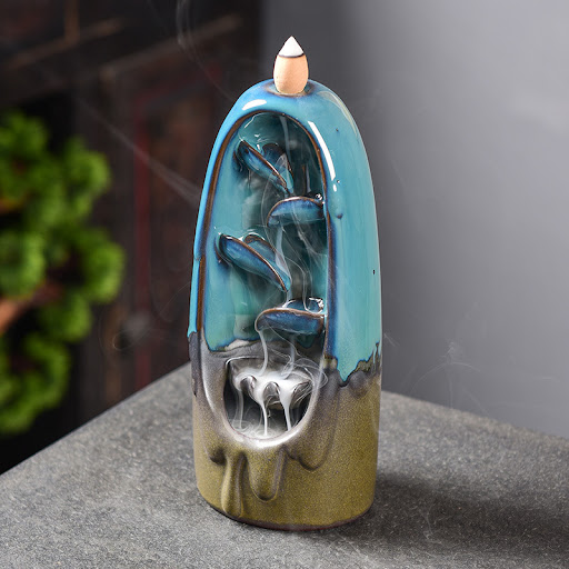 Title 6, Kiln Turns Blue, Antique Creative Backflow Smok...