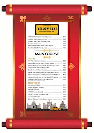 Yellow Taxi menu 3