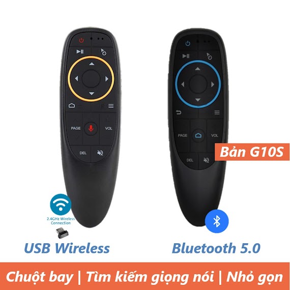 Điều Khiển Chuột Bay Tìm Kiếm Giọng Nói Air Mouse Remote Voice G10 / G10S / Q6 / V1