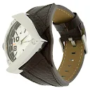 Fastrack Quartz Analog White Dial Leather Strap Watch For Guys