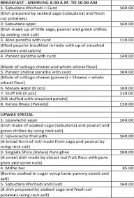 Maharashtrian Aaswad menu 6