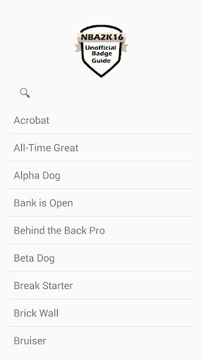 Badge Guide for NBA2K16