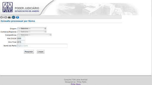 TJRJ Consulta Processual