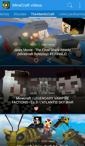 Popular Videos For Minecraft