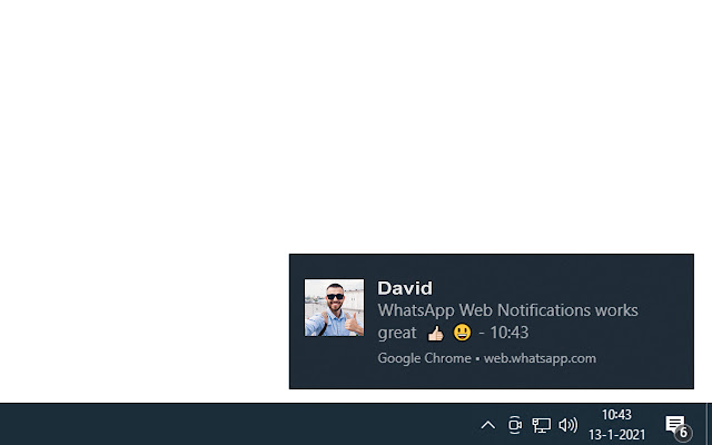 WhatsApp™ Web Notifications