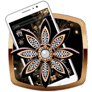 Black Diamond Flower Theme  Icon