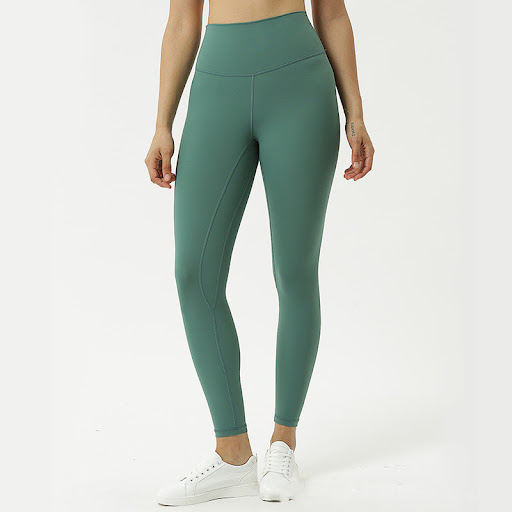 Title 9, High-waist sports leggings with hair support, d...
