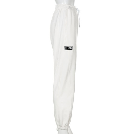 Title 5, High-waisted harem trousers with loose fit and ...