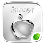 Cover Image of ดาวน์โหลด Silver GO Keyboard Theme 4.2 APK