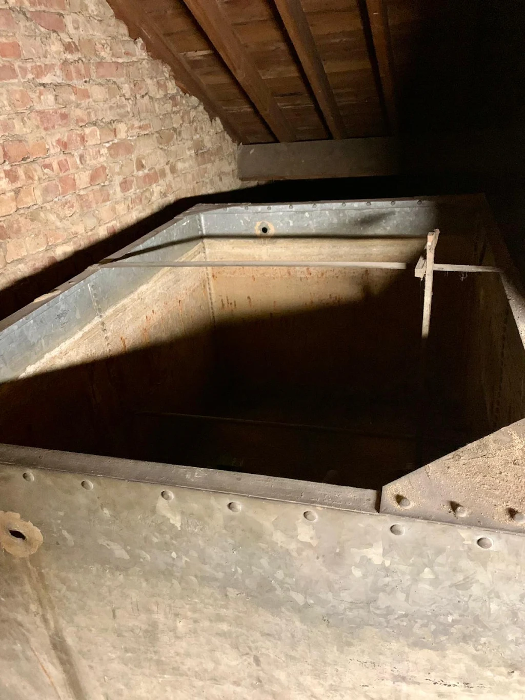 Album cover: Loft water tank removal