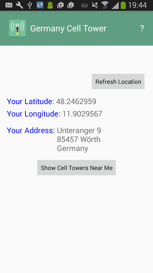 Germany Cell Tower Screen 3