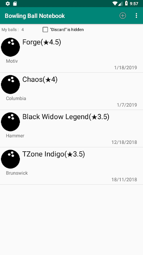 Bowling Ball Notebook 