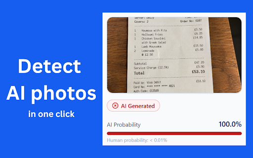 AI photo checker screenshot 1