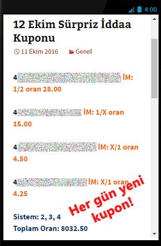Sürpriz Kuponlar Screen 1