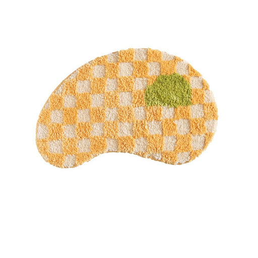 Title 6, Checkerboard Shaped Carpet for Bathroom Entry, ...