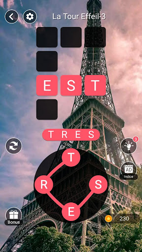 Voyage des Mots -Jeu de Mots Croisés avec Carte apk mod screenshots 1