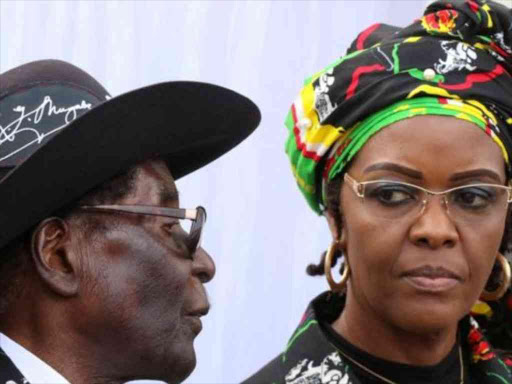 Grace Mugabe is the second wife of Zimbabwean President Robert Mugabe. REUTERS