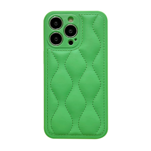 Title 3, Klein Wave Blue Wave Down Jacket Phone Case. St...