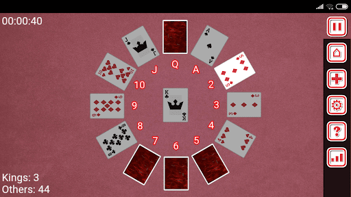 Screenshot Clock Solitaire