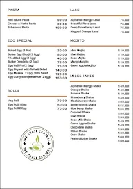 The Chaii Central menu 1