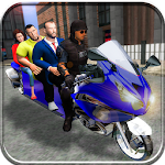 Cover Image of Baixar Bus Bike Passenger Transport: US police Motorbike 1.0 APK