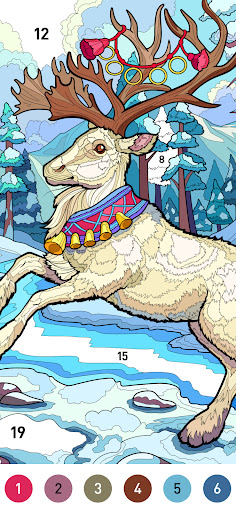 Screenshot Christmas Winter Coloring Book