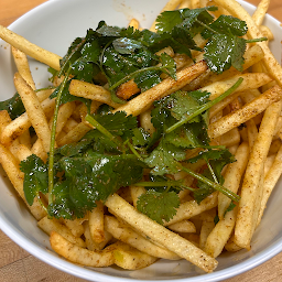 Garlic Cilantro Fries